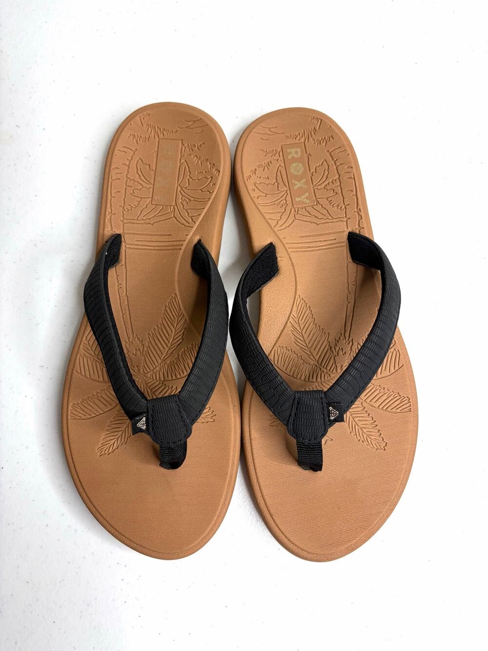 Roxy Deeliah III Sandal Flip Flop Women's Sz 7 Cushioned Footbed Beach Casual
